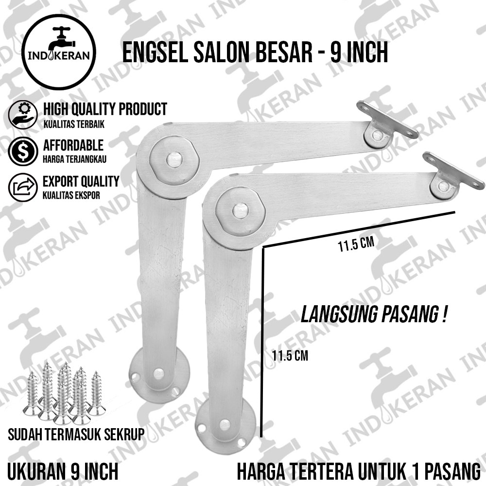 INDOKERAN - Engsel Salon Besar - 9 Inch