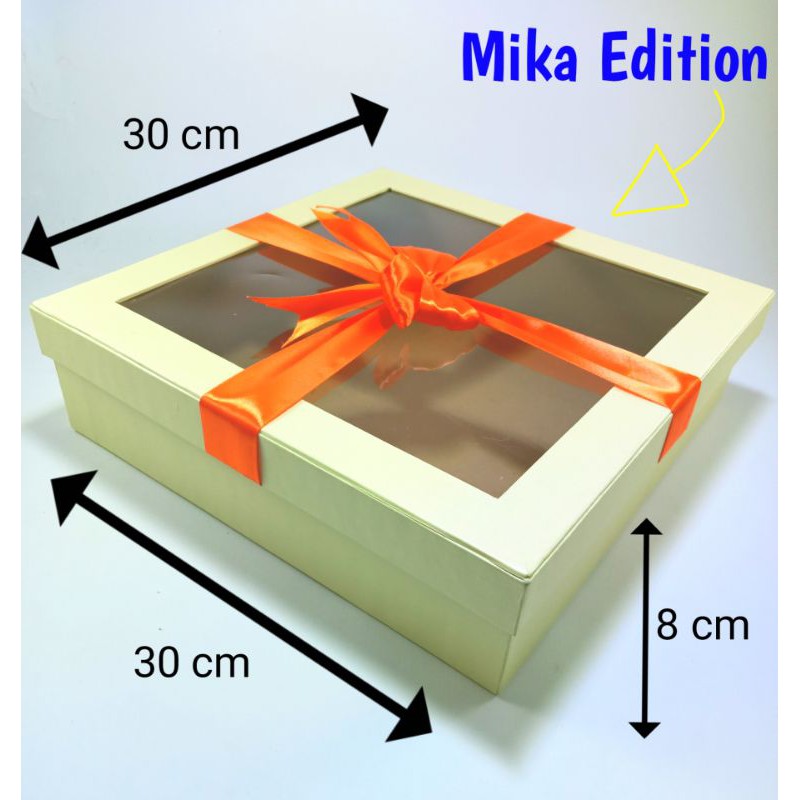 

[Big Size] Kotak Kado Tutup Mika | Gift Box Hard Box Custom