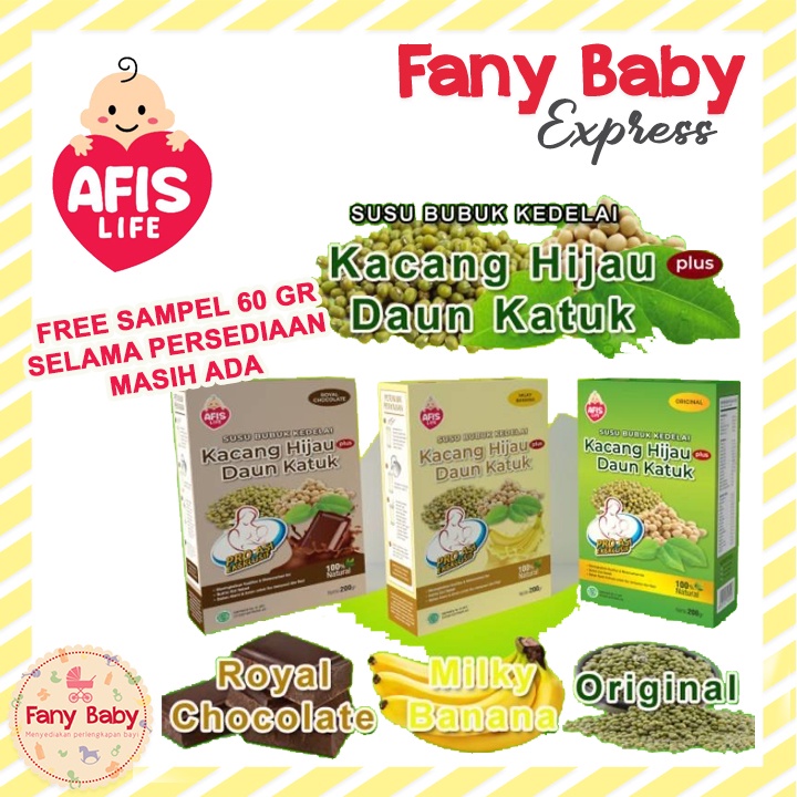 [BUY 1 GET 1 FREE 60GR]AFIS DAUN KATUK IBU MENYUSUI / SBK - SUSU BUBUK KEDELAI | S&amp;K BERLAKU