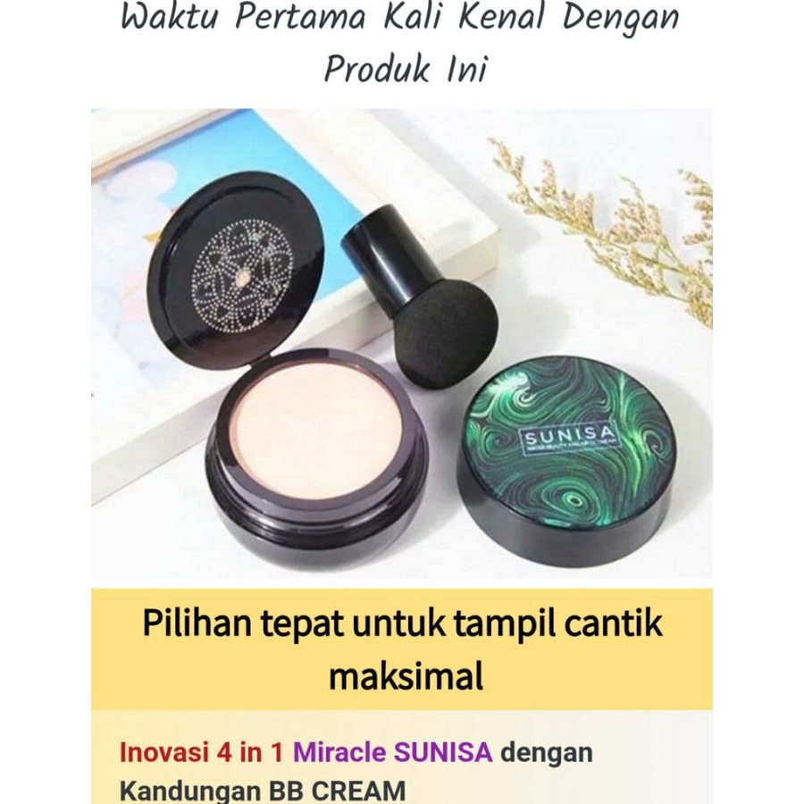 Miracle Sunisa Inovasi 4 in 1 dengan Kandungan BB Cream Cushion