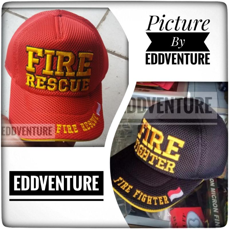 Topi Full Bordir DAMKAR - Topi Jaring Fire Fighter - Topi FIRE FIGHTER - Topi Full Bordir FIRE FIGHTER - Topi FIRE RESQUE - Topi DAMKAR - Topi DAMKAR Hitam - Topi Hitam Polos - Topi Jaring DAMKAR - Topi Jala DAMKAR - Topi Jaring Damkar Full Bordir