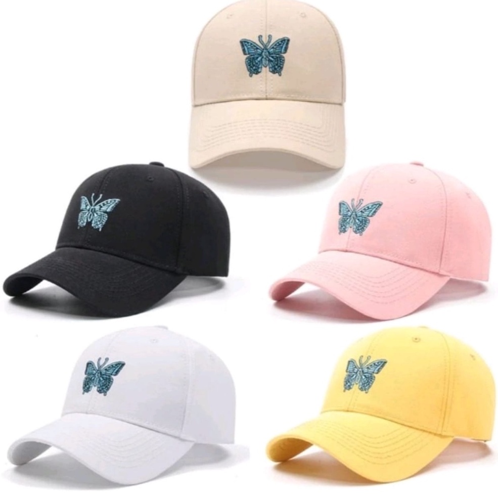 Topi Baseball Distro Cap Butterfly