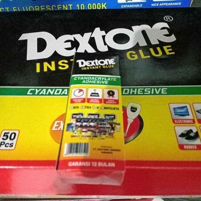 

Lem SUPER Kuat DEXTON Instant Glue Lem Kaca Extra Strong