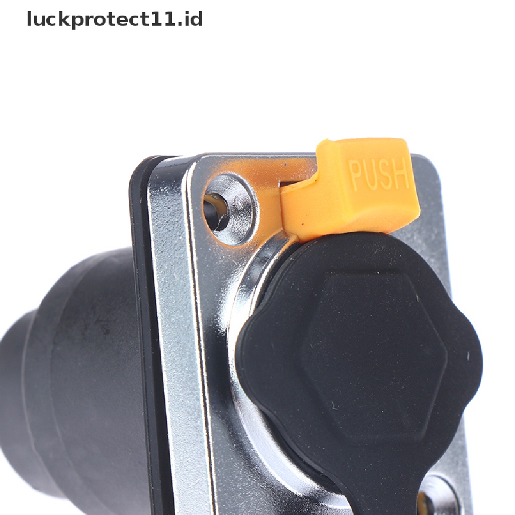 //HG&amp;ID// RJ45 Waterproof Connector Female Panel Mount Sockets Ethernet IP65 Straight .