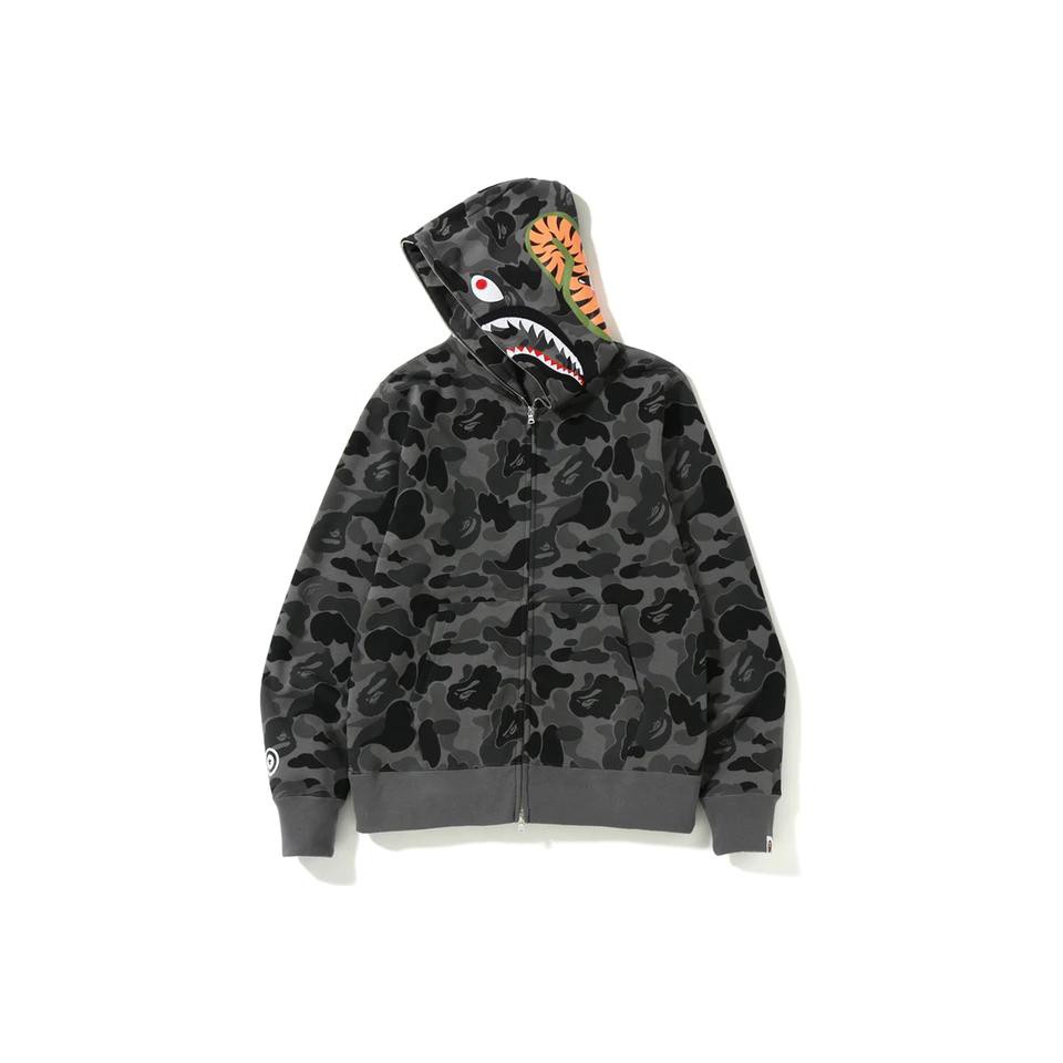 JAKET PRIA BAPE SHARK MIRROR