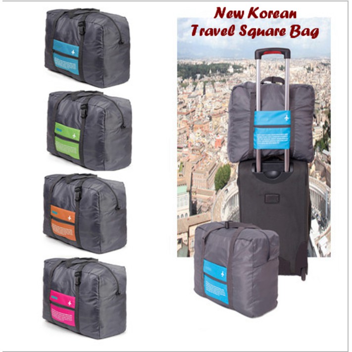 Foldable Travel Luggage Bag Tas Travelling Praktis &amp; Besar