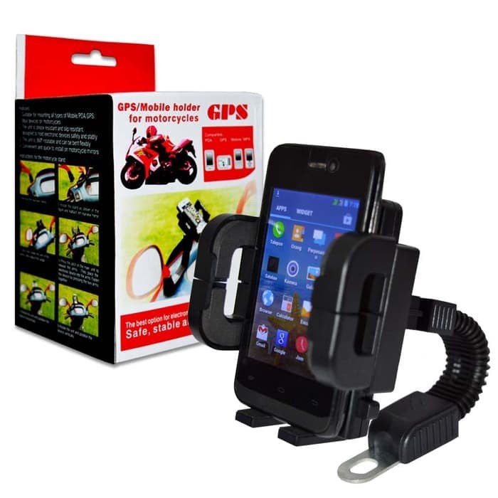 Phone Holder Motor Universal Untuk HP &amp; GPS