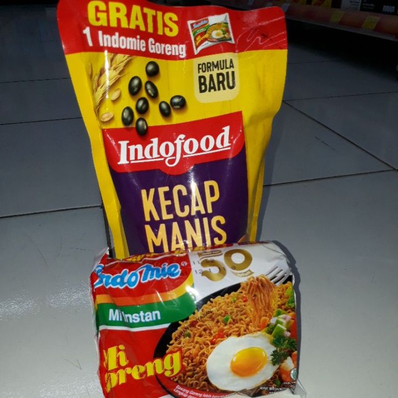 Kecap indofood 520ml free indomie