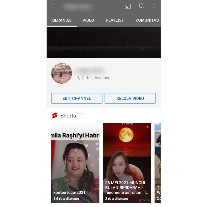 (Terjual) Akun YouTube 3k + Email AdSense
