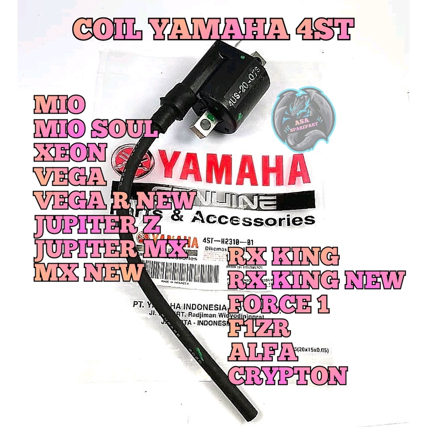 COIL 4st / 5tl Motor YAMAHA Mio Sporty , Smile , Soul Karbu, Fino Karbu , Jupiter Z Lama,Jupiter z B
