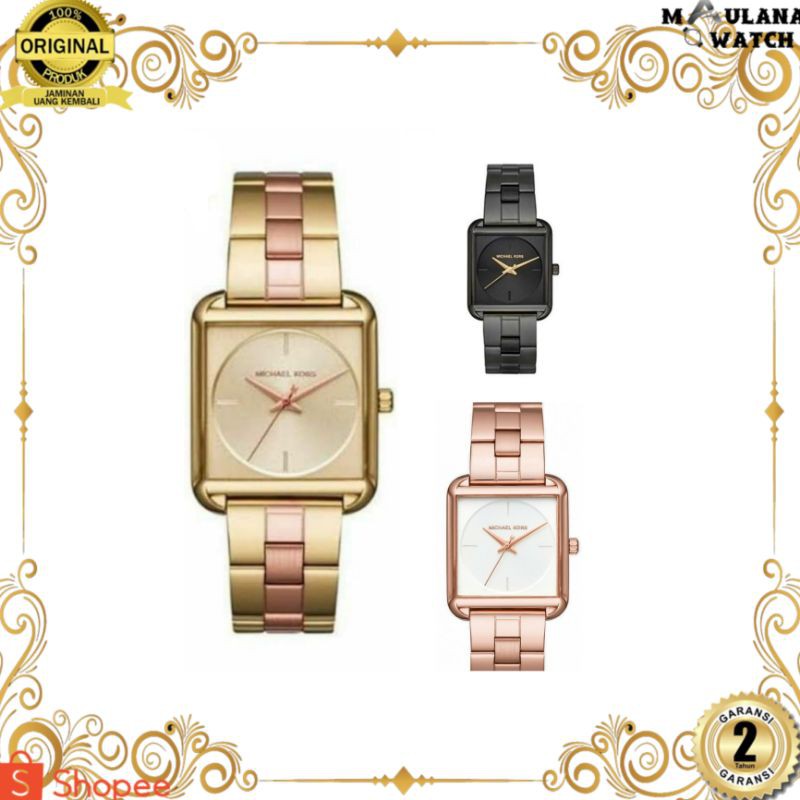JAM TANGAN PRIA WANITA | RANTAI | KULIT | KARET | MURAH | WANITA MICHAEL KORS MK3665 MK3666 MK3645 O