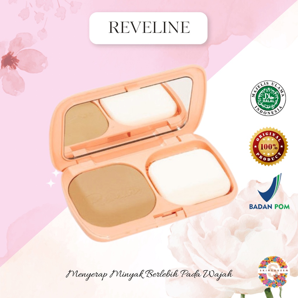 REVELINE Brightening Two Way Cake | Bedak TWC (100% ORIGINAL & BPOM)