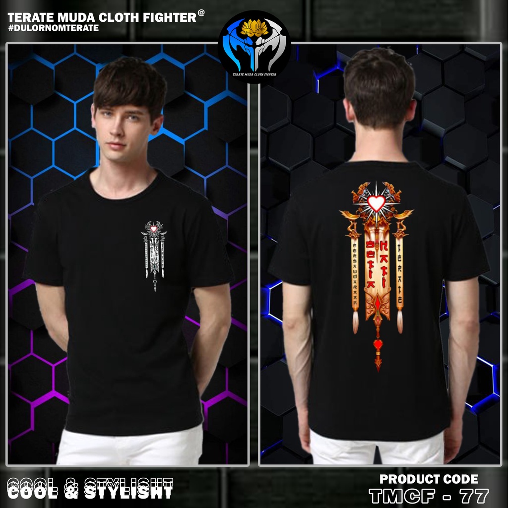 KAOS DISTRO PSHT MYTHOLOGY JAPANESE NEW, (BISA COD) KODE TMCF - 77