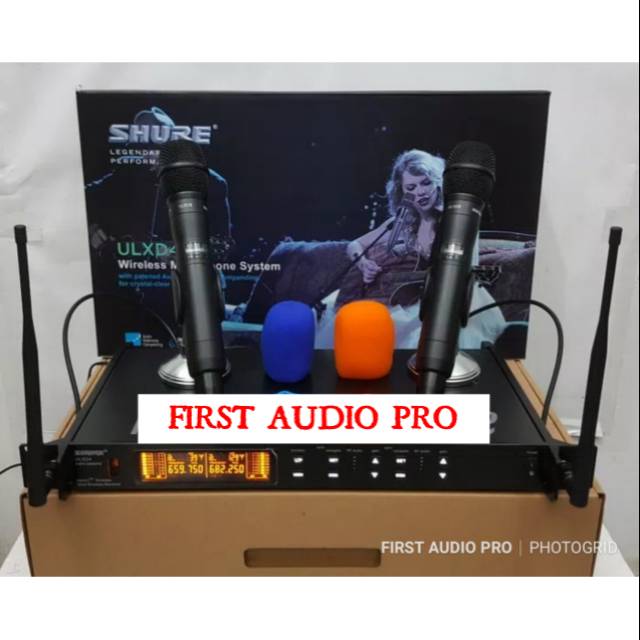 NEW MIC WIRELESS SHURE ULXD 4 / ULXD4 ( MULTI CHANNEL )