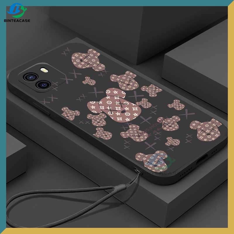 Case Bahan Silikon Motif Graffiti Kepala Beruang Untuk VIVO Y36 Y16 Y35 Y15S Y15A Y21T Y21S Y33S Y11 Y12 Y15S Y12 Y12S Y15S Y15A Y20S Y20S Y19 Y50 Y1 S