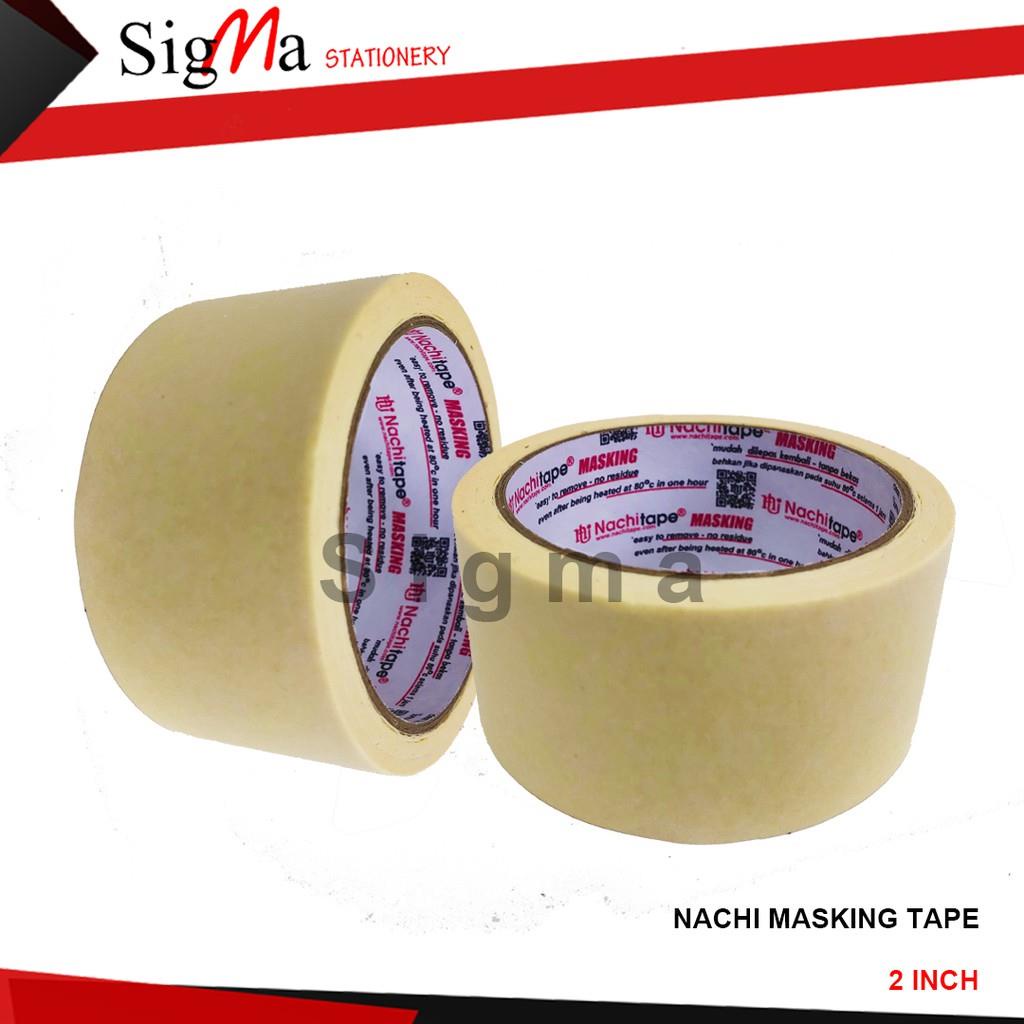 

Masking Tape NACHI 48 mm / Lakban Kertas / Solasi Kertas 2 inch