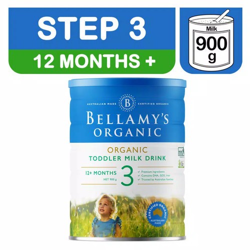 Bellamy's Organic Step 3 For 1-3Y 900 gram - Susu Bellamys Formula Bayi &amp; Anak