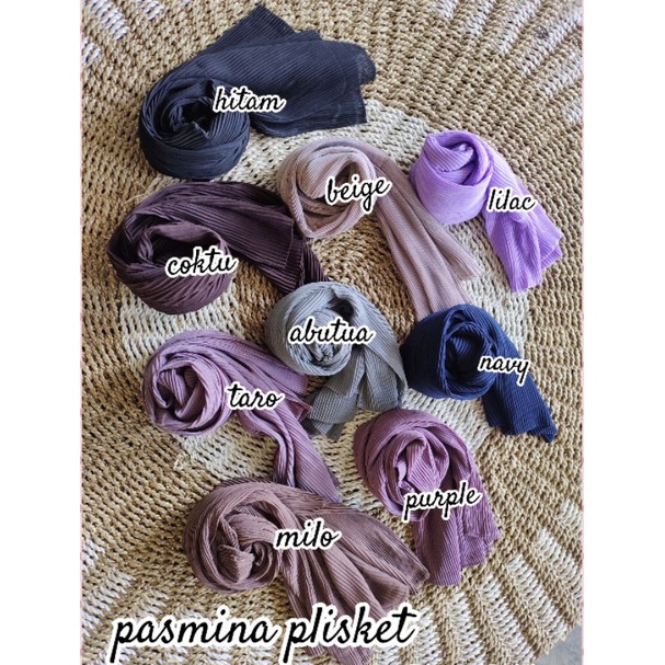 pasmina plisket full / pasmina plisket