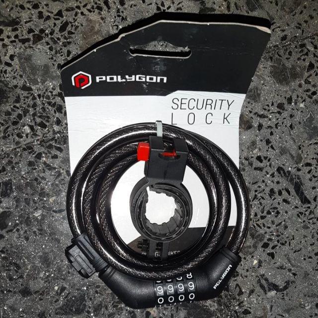 Lock Spiral Resetable Combination Kunci Spiral Polygon Dengan Kode Kombinasi Angka