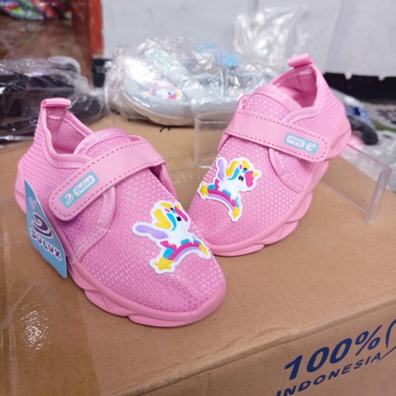 Sepatu Anak Tk Ob Murah Size 25-30 Perempuan BX 2018D