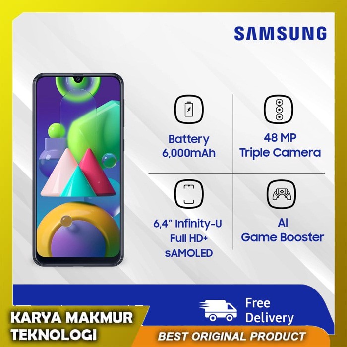 Samsung Galaxy M21 Smartphone [4 GB/ 64 GB]