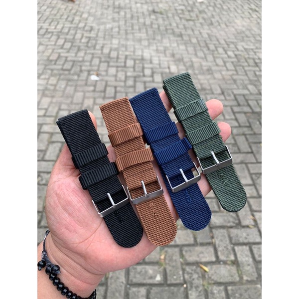 Strap Tali Jam Tangan Kanvas nylon 4 Warna