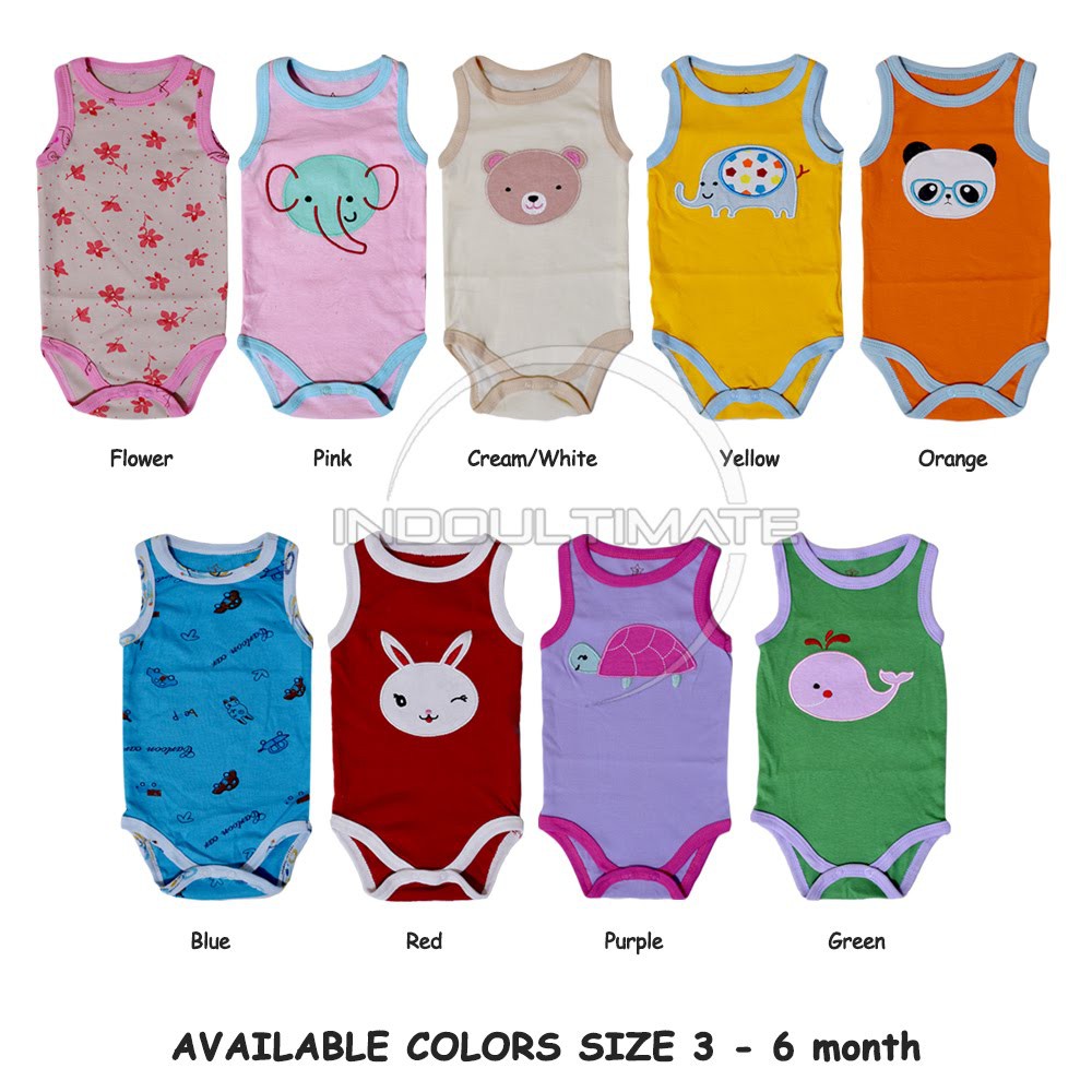 Jumper Jumsuit Jumpsuit Bayi Baru Lahir Tanpa Lengan Perlengkapan Bayi Setelan Baju Bayi BC-01211