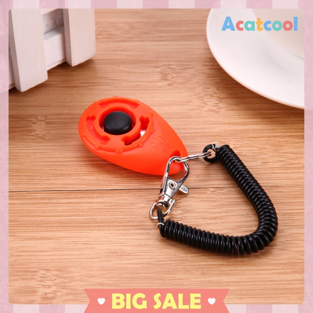 1pc Gantungan Kunci Clicker Adjustable Untuk Melatih Anjing