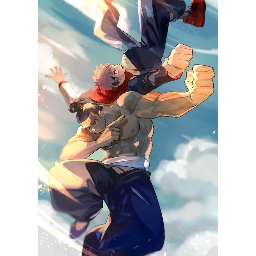 POSTER JUJUTSU KAISEN (12 Free 1) - POSTER ANIME - POSTER CUSTOM-JJKS 17