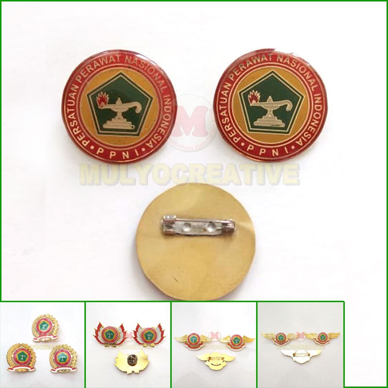 Lencana PPNI - Pin PPNI - Logo Persatuan Perawat Nasional Indonesia