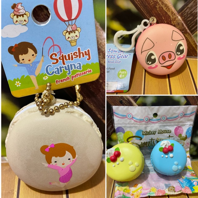 Squishy Licensed Macaroon Campur