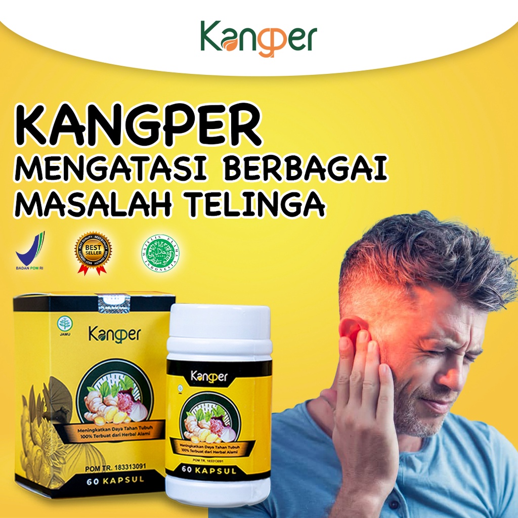 Kangper Kapsul Obat Infeksi Telinga Anak Berdenging Obat Telinga Bayi Gatal Sakit Congek BPOM