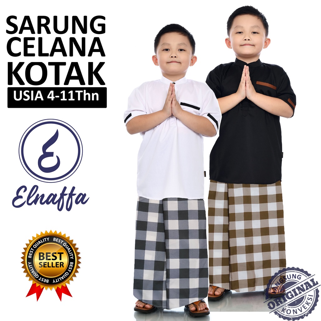 EL-NAFFA Sarung Celana Anak.Sarung Instan Anak Usia 4-11th (BISA COD) SCKo