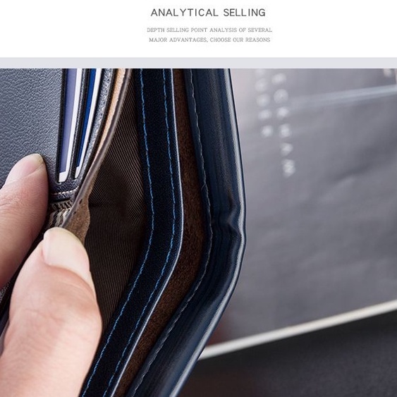 BAELLERRY DR002 Dompet Pria Bahan Kulit PU Leather Premium WATCHKITE BAEOS-8