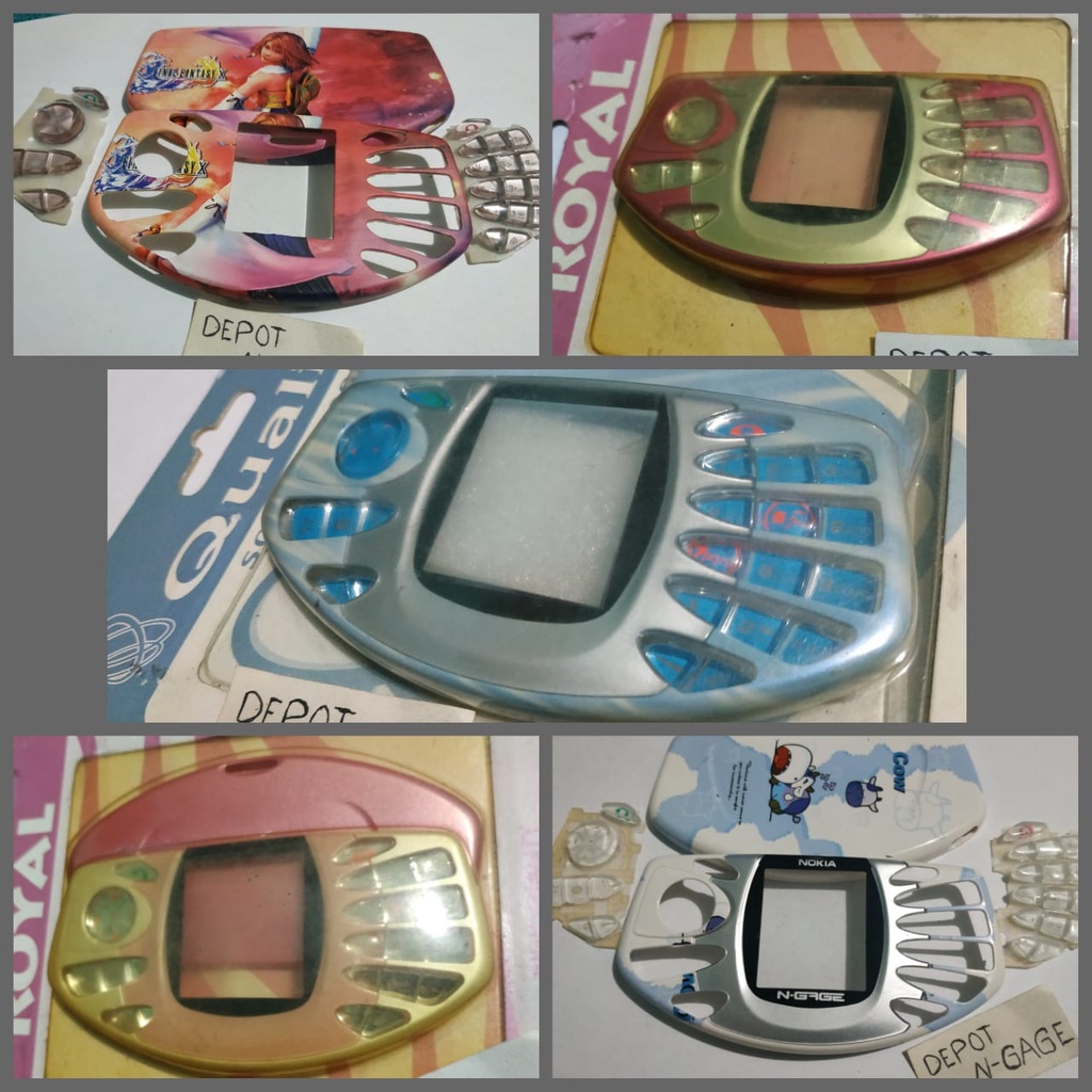 Casing for Nokia N-Gage Classic Ngage Klasik Keypad Transparan