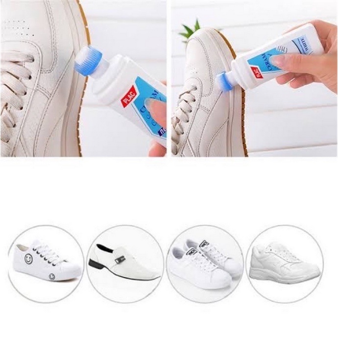 Cairan Pembersih Sepatu / Pemutih Sepatu Ajaib Semir Sepatu Putih /  Cleaner Shoes Whitening / Pemutih Sepatu Mudah dan Praktis