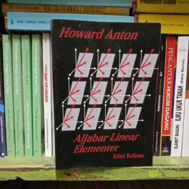 Aljabar linear elementer edisi kelima Howard Anton