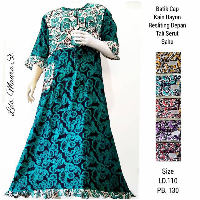 Longdress Maura Standart grosir batik tanah abang baju tidur batik pekalongan batik indonesia