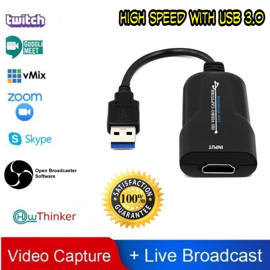 G6 Mini Video Card Capture Grabber multimedia kabel Video FULL HD 60fps USB 3.0