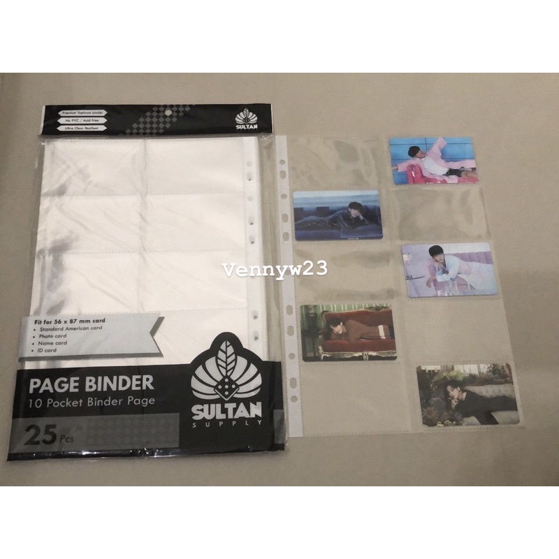 [1pack] Sultan sleeve page binder 10pocket A4/sultan sleeve binder 10p A4/sultan page binder 10pocke
