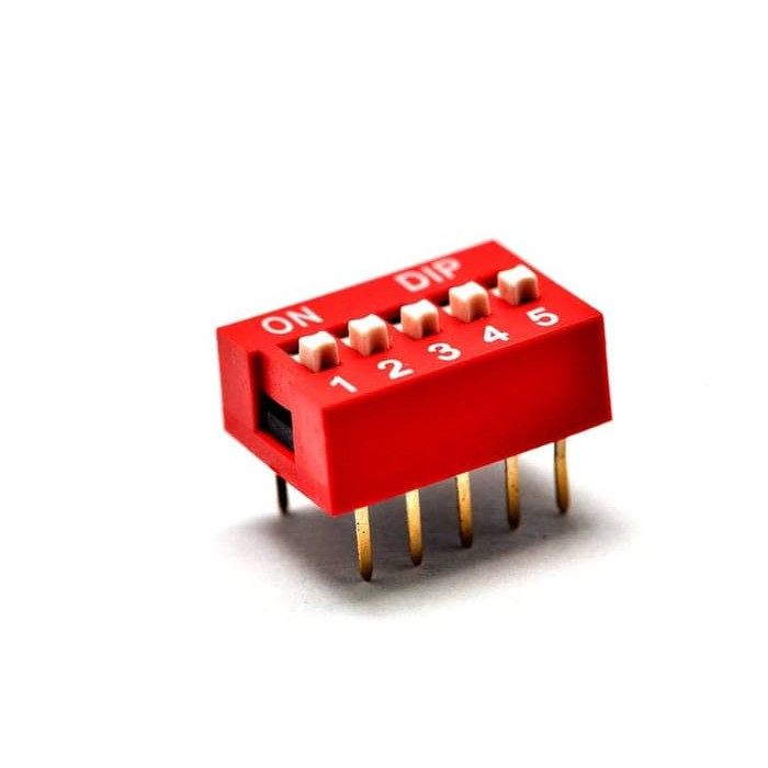 DS 5 Dip Switch 2.54mm 5P saklar DIL 5channel
