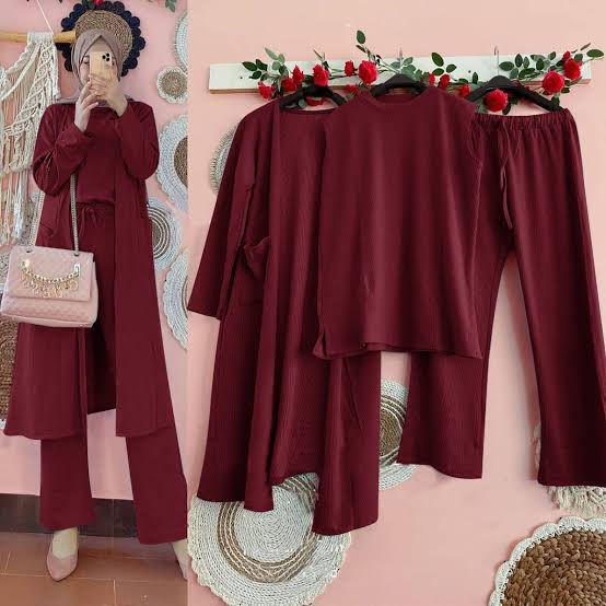 Setcel wanita // Set 3 in 1 Murah // One set gemas // PRITA SET 3 IN 1