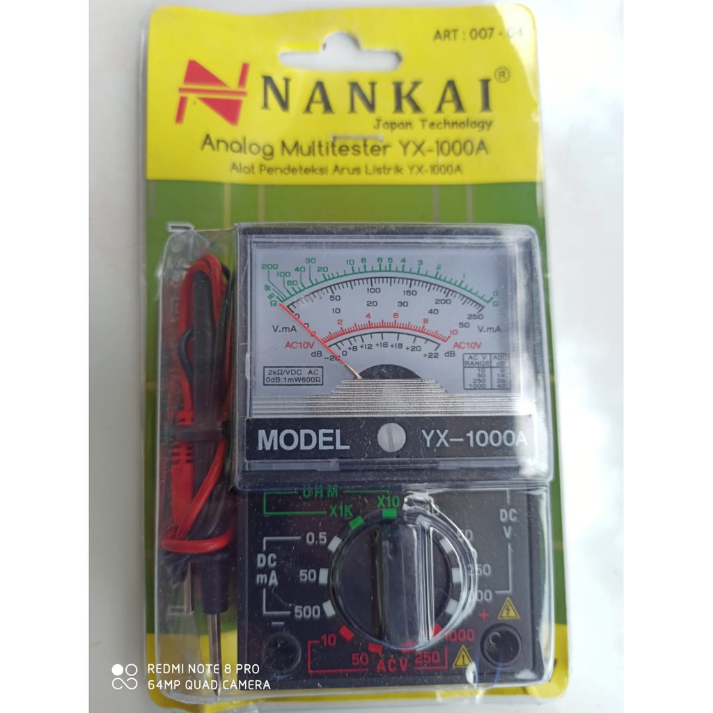 Multitester / Avometer kecil YX 1000A merk NANKAI