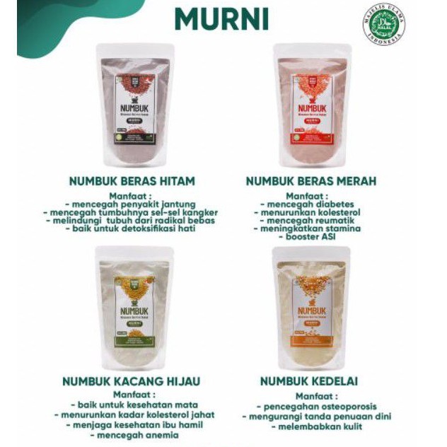 

Numbuk Murni 200gram Minuman Nutrisi Diet / Minuman Bubul Low Sugar Low Fat