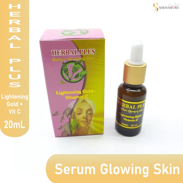 Herbal Plus Serum Glowing Skin Lightening Gold+Vitamin C 20 ml