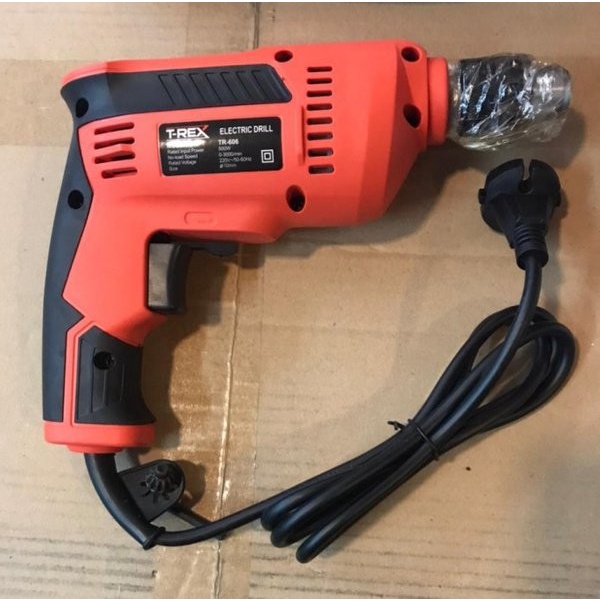 PROMO MURAH!! SHOPY 8.8!!Mesin Bor 10MM Mesin bor tangan T-rex / Electric Drill 10 mm Bor impact Bor tembok beton TR 606 CS