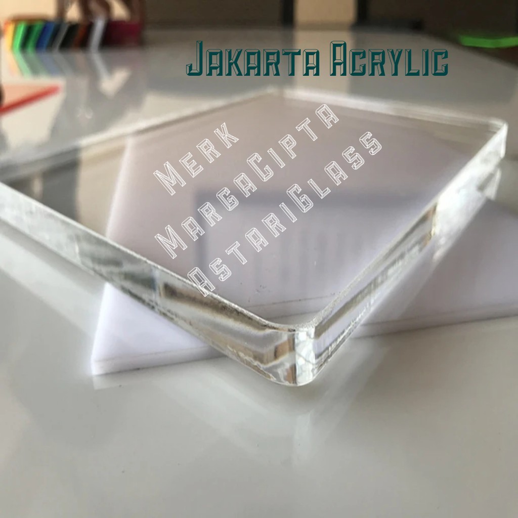 PREMIUM Acrylic 10mm Laser Cutting Bening Clear Potongan Akrilik Custom Transparan