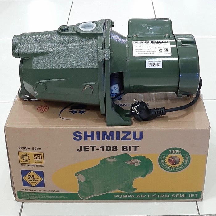 SHIMIZU JET 108BIT/ POMPA AIR SEMI JET SHIMIZU JET 108BIT