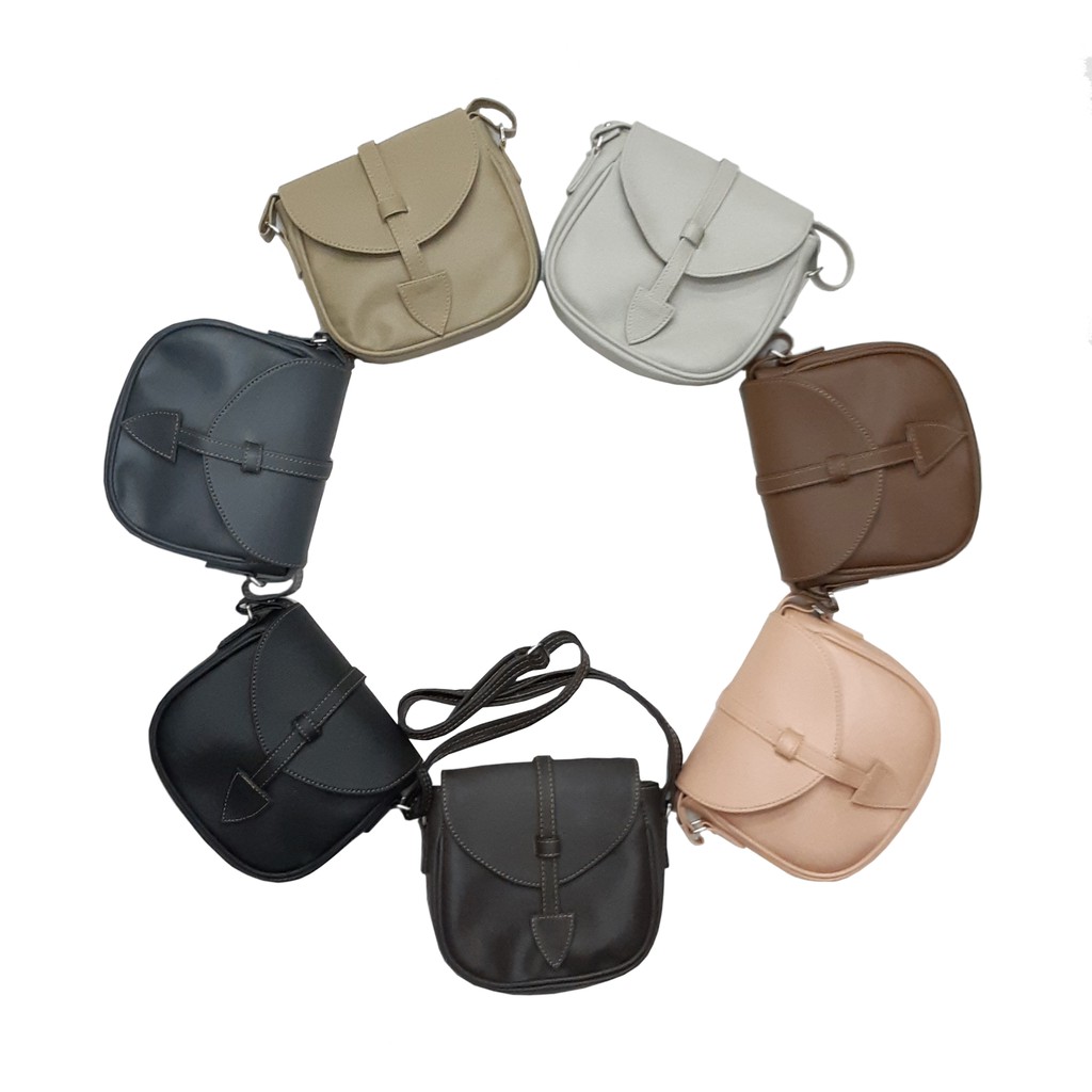 TAS SELEMPANG MINI WARNA WARNI saes (resleting) Murah Asoka saes store 001