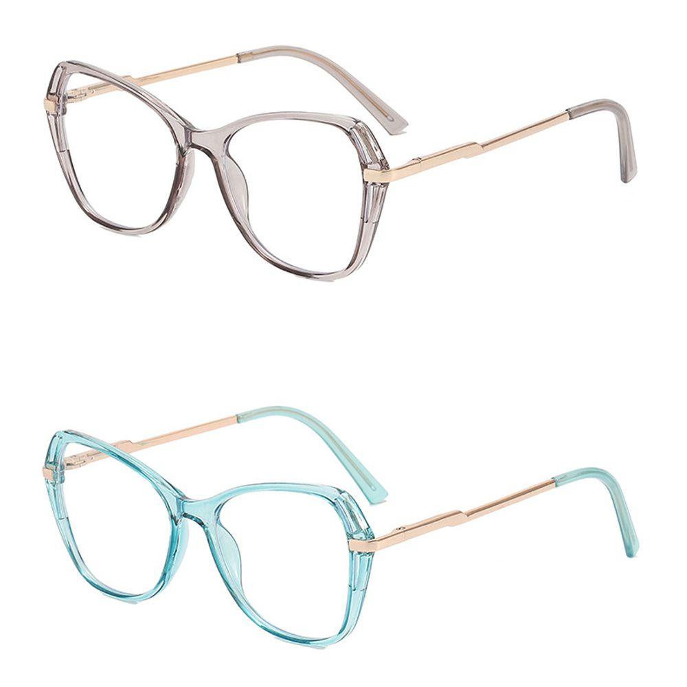 Mxbeauty Kacamata Anti Blue Light Fashion Korea Bingkai Poligon Wanita Eyeglasses